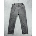 Levi's Jeans | Levis 505 Jeans Mens 33x34 Grey 100% Cotton Regular Fit Straight Red Tab Denim | Color: Gray | Size: 33