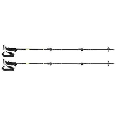 Leki - Khumbu Lite Pro - Trekkingstöcke Länge 100 - 135 cm schwarz/gelb