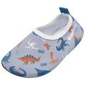Playshoes - Kid's Barfuß-Schuh Dino Allover - Wassersportschuhe 24/25 | EU 24-25 grau