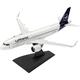 Revell RV63942 Other License 63942 Airbus A320 neo Lufthansa Flugmodell Bausatz 1:144, 1/100, Schwarz