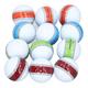 Tbest Golf Practice Ball,12PCS Golf Balls Rubber Polyurethane PU 3 Layer Putting Practice Ball with 360 Degree Orbital Sight Line for Golf Competition Training Aid