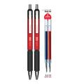 Zebra Pen G-350 Retractable Gel Pen with 2 Bonus Refills, Medium Point, 0.7mm, Space Black Barrel, Black Rapid Dry Ink, 2 Pack