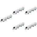BESTonZON 5pcs Electric Train Toy Toys Baby Toy Trains Models Battery Batteries Early Educational Plaything Kids Electric Train Creative Train Model Kid Toy Puzzle White Car Toddler Plastic