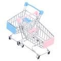 Totority 10 Pcs Children's Shopping Trolley Mini Cart Kids Pretend Shopping Cart Children Shopping Cart Toys Childrens Shopping Trolley Supermarket Trolley Toy Storage Cart Pet Plastic