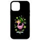 Hülle für iPhone 12 mini Irish Flamingo Bird Green Pattys Lucky St. Patrick Day
