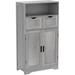 Red Barrel Studio® Robandy Accent Cabinet Manufactured Wood in Brown/Gray | 42.5 H x 23.6 W x 11.8 D in | Wayfair C1E08883560E406DBC0F7520D9D0B896