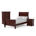 Darby Home Co Higgin 3 Bedroom Set Wood in Brown | 47 H x 41 W x 84.5 D in | Wayfair FDAC3A479134428EA384CE2F61F5F8A3