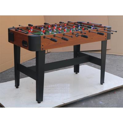 Upgrade - Top Full Size Foosball Table Children's Game Table Wood Arcade Soccer Table with 2 pcs Ball - Active Play - All-Ages