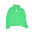The North Face Fleece Jacket: Green Print Jackets & Outerwear - Kids Girl's Size Small