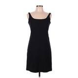 Banana Republic Casual Dress - Mini Square Sleeveless: Black Solid Dresses - Women's Size 6