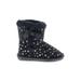 Lily & Dan Boots: Black Print Shoes - Kids Girl's Size 7