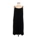 Eileen Fisher Casual Dress - Mini Scoop Neck Sleeveless: Black Dresses - Women's Size Medium