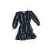 BCBGirls Special Occasion Dress: Blue Floral Motif Skirts & Dresses - Size 3Toddler