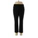 White House Black Market Casual Pants - High Rise Boot Cut Boyfriend: Black Bottoms - Women's Size 10