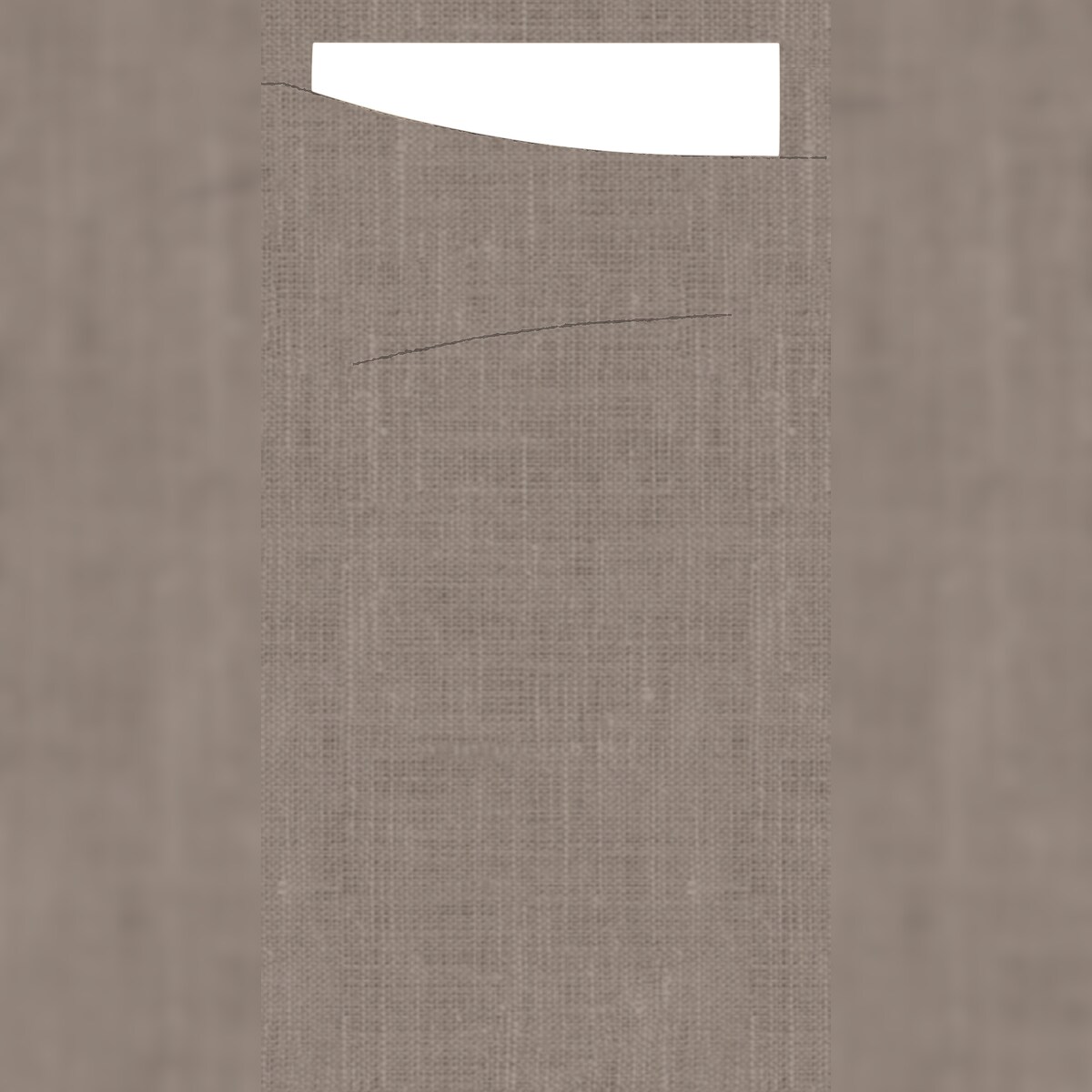 Duni Bestecktasche Sacchetto® Dunisoft® 11,5 x 23 cm Greige, 240 Stk/Krt (4 x 60 Stk) Image