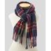 Blair Women's Tartan Scarf - Blue