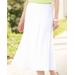 Blair Everyday Knit Long Skirt - White - 3X - Womens