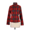 Merona Fleece Jacket: Red Plaid Jackets & Outerwear - Women's Size X-Small