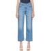 Blue Ribcage Straight Ankle Jeans