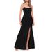 Strapless Scuba Crepe Gown