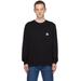 Black Pocket Long Sleeve T-shirt