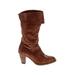 FRYE Boots: Brown Solid Shoes - Women's Size 7 - Round Toe