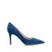 Gianvito 85mm Pointed Pumps - Blue - Gianvito Rossi Heels