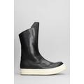 Moto Boots Shoes - Black - Rick Owens Sneakers