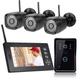 Sonnette vidéo sans fil 2.4ghz interphones vidéo sans fil de bureau à domicile pour la maison interphone vidéo sans fil appartement