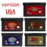 Zelda GBA Game Cartridge 32 Bit Video Game Console Legend Of Zelda Game Card Link To The Past Awakening DX Minish Cap USA-5 style