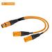 XLR Y-Splitter Cable 3Pin XLR Female to Dual 2 Male Color Y Cord Balanced Microphone Adaptor Patch Cable 0.3M-5M Orange 4m