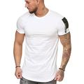 T-shirt athlétique de muscle de gymnastique pour hommes chemise de coton d'entraînement de fermeture à glissière de mode Slim Fit haut d'été à manches courtes