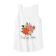 Damen 30. Geburtstag Frauen Vintage 1994 Niedliche Rose Nelke Blume Tank Top