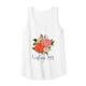 Damen 48. Geburtstag Frauen Vintage 1976 Süße Rose Nelke Blume Tank Top