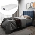 Okwish - Letto imbottito dal design moderno con testiera imbottita letto singolo con rete a doghe,