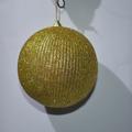 Cosedacasa - Palline oro glitterato cm 10 6pz da addobbi decorazioni per albero di natale