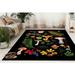 Modern Rug Car Mat Rugs Easy to Clean Rug Bath Rug Colorful Rugs Black Rugs Leaves Rug Entry Rug Mushroom Rugs Outdoor Rug 5.9 x9.2 - 180x280 cm