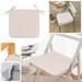 Pengzhipp Seat Cushions Square Strap Garden Chair Pads Seat For Outdoor Bistros Stool Patio Dining Room Non-Slip Backing Home Textiles Beige