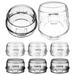 8Pcs Clear Stove Knob Covers Stove Button Covers Baby Proofing Oven Knob Locks for Child Safety Guards