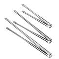 Kironypik Barbecue Tong Stainless Steel Anti-slip Grilling Clip Salad Bread Steak Tweezer Kitchen Utensil Picnic Cooking Accessories 3pcs/set