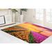 Tulip Rug Sunrise Rug Landscape Rugs Office Rug Front Door Rug Bathroom Rug Bath Rug Gift For Him Step Rug Runner Rug Soft Rug 2.6 x9.2 - 80x280 cm