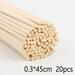 20-100pcs 3mm Reed Diffuser Replacement Stick DIY Handmade Home Decor Extra Thick Rattan Aromatherapy Diffuser Refill Sticks 0.3x45cm 20pcs