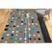 Banksy Dot Painter Rug Saloon Rugs Banksy Rug Dot Painter Rug Cute Rug Abstract Rugs Banksy Colorful Dot Rugs Graffiti Rug 3.9 x5.9 - 120x180 cm