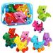 CNKOO 8 Pcs Dinosaur Toy for Kids with Storage Bag Dino Theme Birthday Christmas Party Supplies Favors Gifts