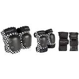 Protec Black Checker Junior 3 Pack Pad Set Ym