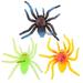 3pcs Spider Spider Figurines Luminous Spider Prop Pranks Prop Haunted House Decoration Party Favors