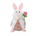 Seniver Easter Basket Stuffers New Easter Doll Plush Bunny Desktop Ornaments Window Props Holiday Decorations