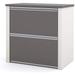 Connexion 2 Drawer Lateral File Cabinet 30 Slate/Sandstone