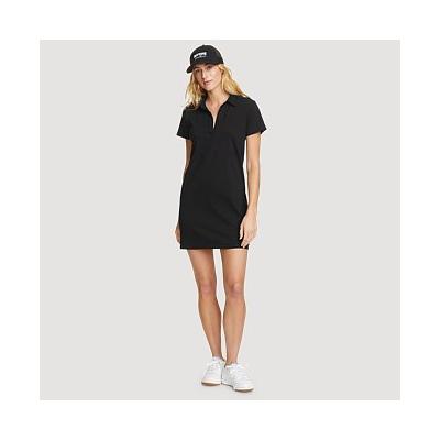 Eddie Bauer Plus Size Women's Thistle Textured Short-Sleeve Dress - Black - Size 2X
