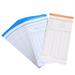 Monthly Time Cards for Time Clock Machines - Pack of 50 | Track Employee Attendance